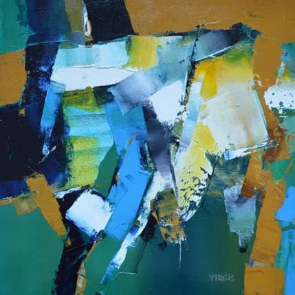 Peinture Tremendous vision par Virgis | Tableau Abstrait Huile minimaliste