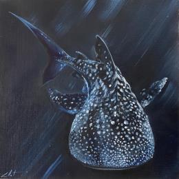 Painting Myriam by CLOT | Painting Figurative Acrylic Animals