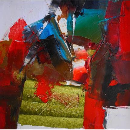 Peinture See you later par Virgis | Tableau Abstrait Huile minimaliste