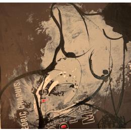 Pintura Spectacle 1 por Chaperon Martine | Pintura Figurative Acrylic Nude