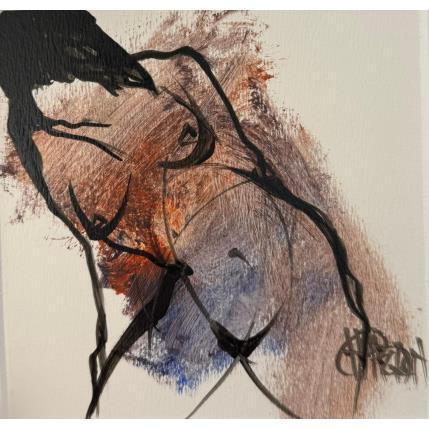 Peinture Abandon par Chaperon Martine | Tableau Figuratif Acrylique Nu