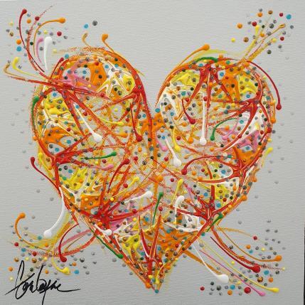 Painting Coeur tendre et troyen by Fonteyne David | Painting Figurative Acrylic Minimalist