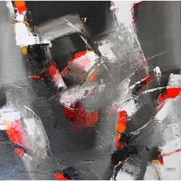 Pintura Space por Virgis | Pintura Abstract Oil Minimalist