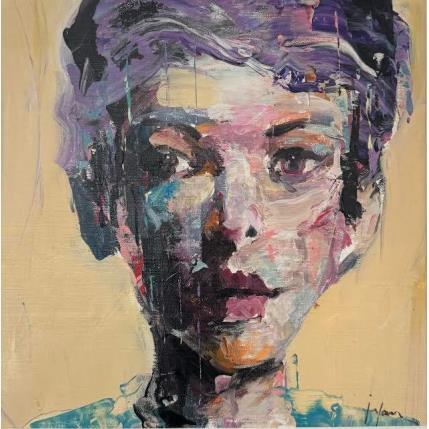 Peinture Portrait Ocre par Yavru Irfan | Tableau Figuratif Huile