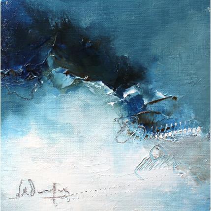 Peinture Ouvre ton coeur par Dumontier Nathalie | Tableau Abstrait Huile Minimaliste