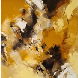 Painting Strange tension by Virgis | Painting Abstract Oil Minimalist