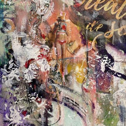 Painting Les grandes vacances by Bergeron Marie-Josée | Painting Surrealism Acrylic, Gluing, Oil