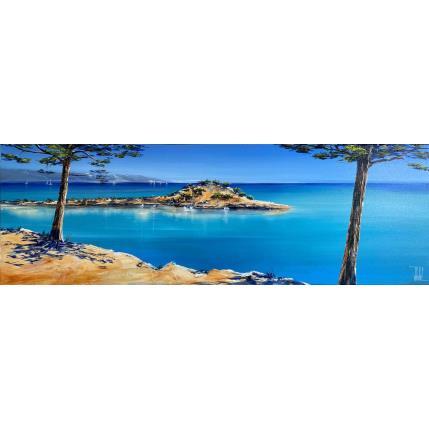 Peinture Ecoute les cigales chanter par Guillet Jerome | Tableau Figuratif Huile Marine, Nature, Paysages