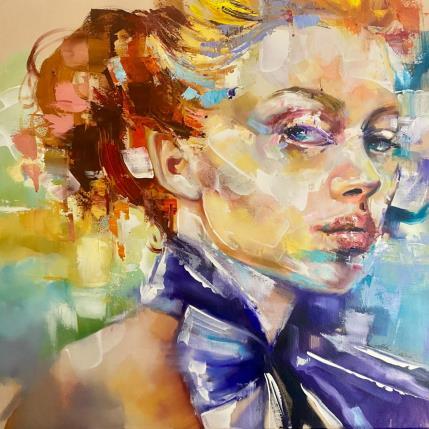 Peinture le petite fille par Abbondanzia Monica | Tableau Figuratif Acrylique, Huile