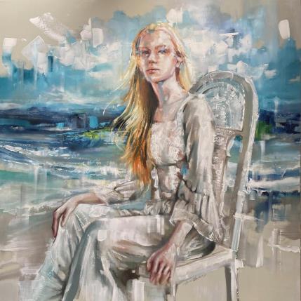 Peinture bagno di luna  par Abbondanzia Monica | Tableau Figuratif Acrylique, Huile Nature