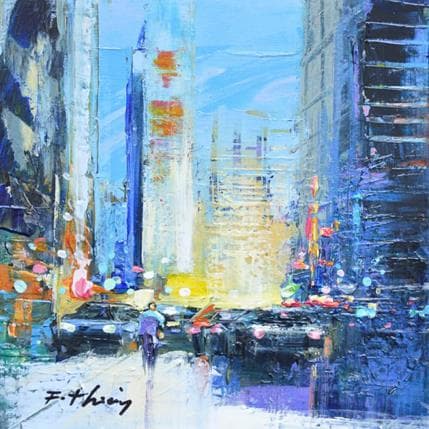 Painting Seul by Frédéric Thiery | Painting Figurative Acrylic Landscapes