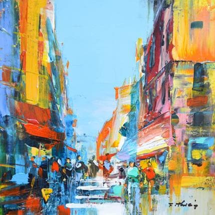 Painting Gotico by Frédéric Thiery | Painting Figurative Acrylic Landscapes