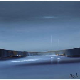 Gemälde Instant d'émotion 55 von Roussel Marie-Ange et Fanny | Gemälde Figurativ Öl Marine, Minimalistisch