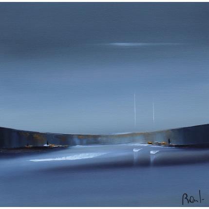 Painting Instant d'émotion 55 by Roussel Marie-Ange et Fanny | Painting Figurative Oil Marine, Minimalist