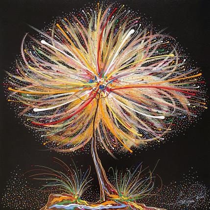 Peinture L'Amour en Géant par Fonteyne David | Tableau Figuratif Acrylique Paysages