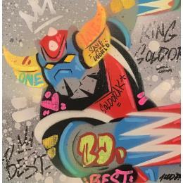 Peinture Coldorak par Kedarone | Tableau Pop-art Acrylique, Graffiti Icones Pop