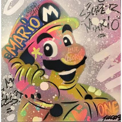 Painting Mario by Kedarone | Painting Pop-art Acrylic, Graffiti Pop icons