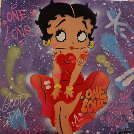 Peinture Betty Boop par Kedarone | Tableau Pop-art Acrylique, Graffiti Icones Pop