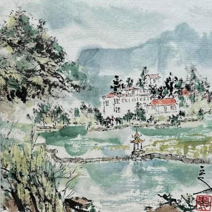 Painting Good life by Sanqian | Painting Figurative Ink, Watercolor