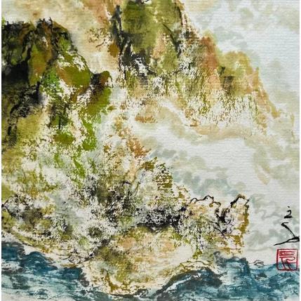 Gemälde Connotation von Sanqian | Gemälde Figurativ Aquarell, Tinte