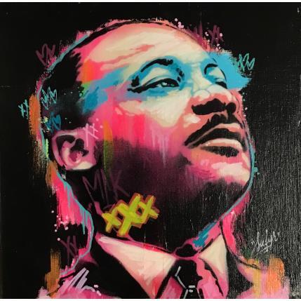 Painting Martin Luther King  by Sufyr | Painting Street art Graffiti, Posca