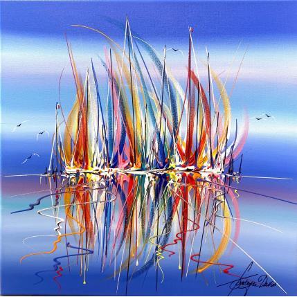 Painting REVES EN MER by Fonteyne David | Painting Figurative Acrylic