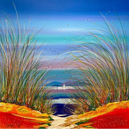 Peinture Je te Love ici par Fonteyne David | Tableau Figuratif Acrylique