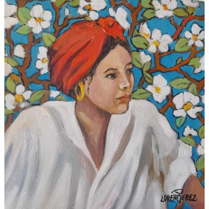 Peinture Encore un peu d été  par Lorene Perez | Tableau Figuratif Huile