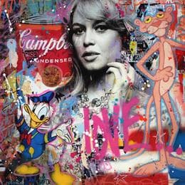 Pintura Poped BB por Novarino Fabien | Pintura Pop-art Pop icons