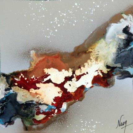 Peinture C2185 par Naen | Tableau Abstrait Acrylique, Encre Minimaliste