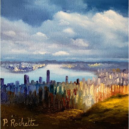Peinture Un rai de lumière par Rochette Patrice | Tableau Figuratif Huile Urbain