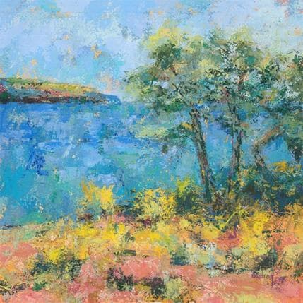 Painting Les trois pins by Vaudron | Painting Figurative Landscapes