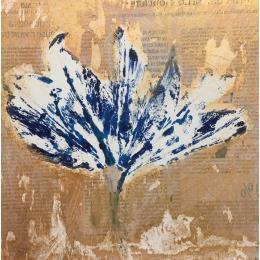 Painting Empreinte by Rocco Sophie | Painting Raw art Acrylic, Gluing, Sand Still-life