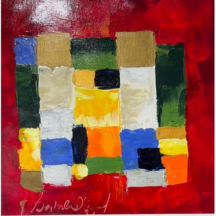 Peinture Sous la lumière d'été à St Guilhem par Bastide d´Izard Armelle | Tableau Abstrait