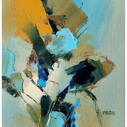 Peinture Dreamy par Virgis | Tableau Abstrait Huile Minimaliste
