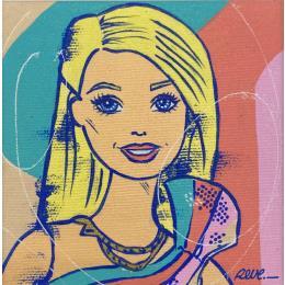 Painting Barbie Malibu by Revel | Painting Pop-art Acrylic, Posca Child, Cinema, Pop icons