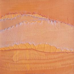 Painting Crépuscule  #4 by Settimia Taroux | Painting Abstract Acrylic, Textile