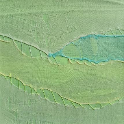 Peinture Frondaison #1 par Settimia Taroux | Tableau Abstrait Acrylique, Textile