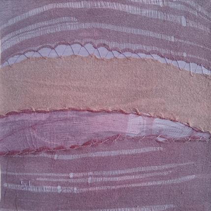 Peinture Crépuscule #2 par Settimia Taroux | Tableau Abstrait Acrylique, Textile minimaliste