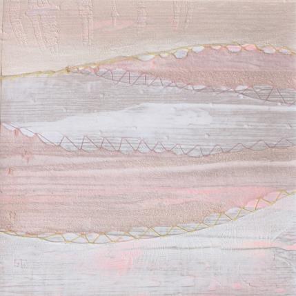 Peinture Ether #7 par Settimia Taroux | Tableau Abstrait Acrylique, Textile minimaliste