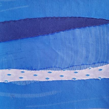 Peinture Marine # 3 par Settimia Taroux | Tableau Abstrait Acrylique, Textile minimaliste, Paysages