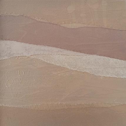 Peinture Contrée # 5 par Settimia Taroux | Tableau Abstrait Acrylique, Textile Paysages