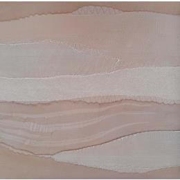 Peinture Contrée # 2 par Settimia Taroux | Tableau Abstrait Acrylique, Textile Paysages