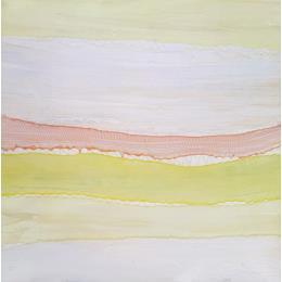 Painting Aube # 1 by Settimia Taroux | Painting Abstract Acrylic, Textile Landscapes
