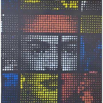 Peinture Frida mondrian 36 par Wawapod | Tableau Pop-art Acrylique, Posca Icones Pop