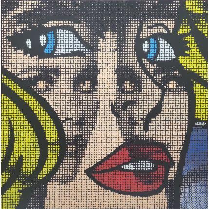 Peinture Regards  par Wawapod | Tableau Pop-art Acrylique, Posca Icones Pop