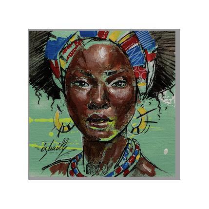 Peinture Victoria par Istraille | Tableau Figuratif Acrylique Portraits