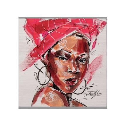 Peinture Sona par Istraille | Tableau Figuratif Acrylique Portraits