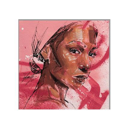 Peinture Maimouna par Istraille | Tableau Figuratif Acrylique Portraits