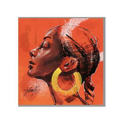 Peinture Moira par Istraille | Tableau Figuratif Acrylique Portraits